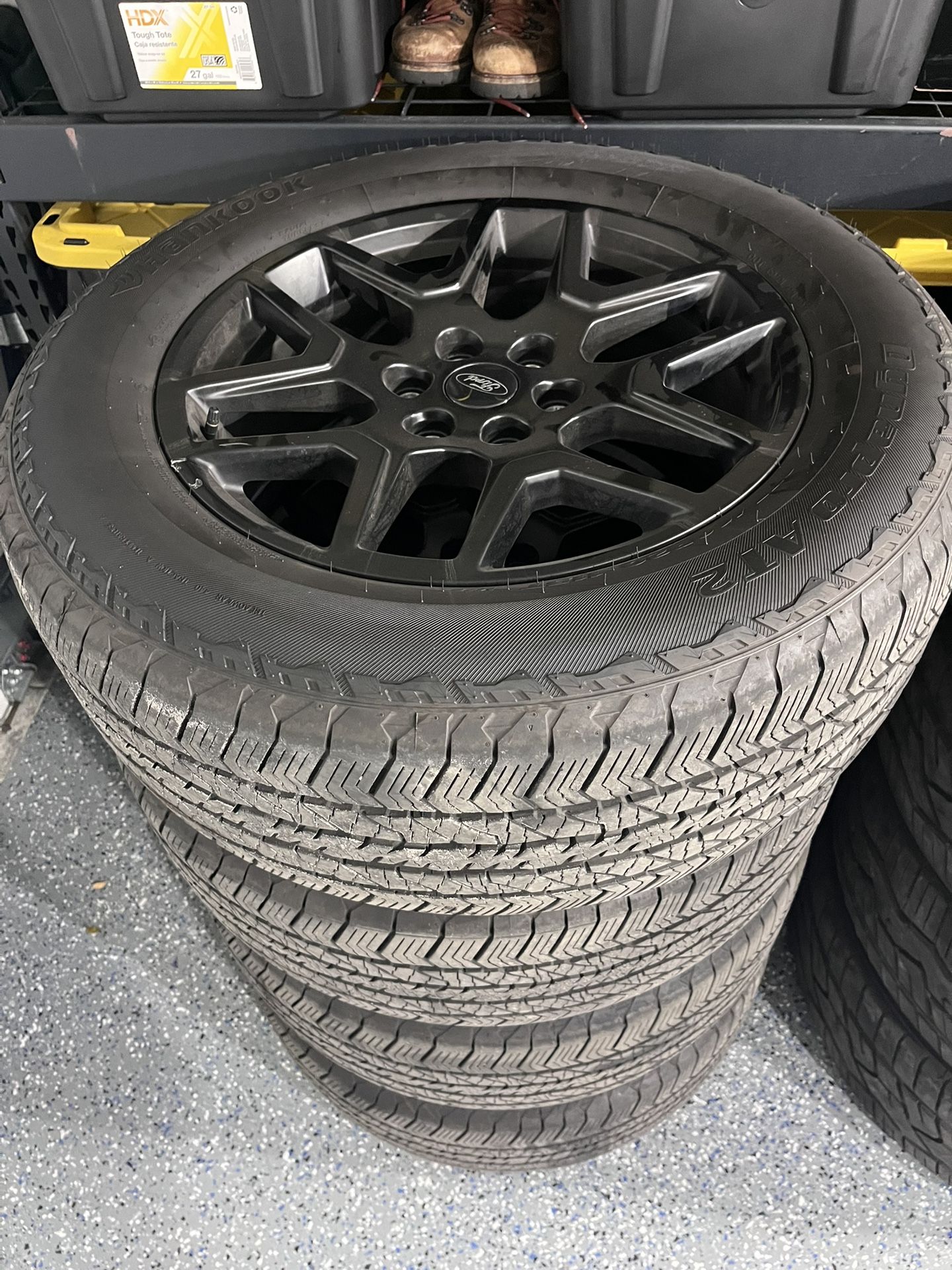 Ford Black Wheels/Rims With Newer Tires