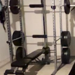 Multifunctional Power Rack with Lat pull
