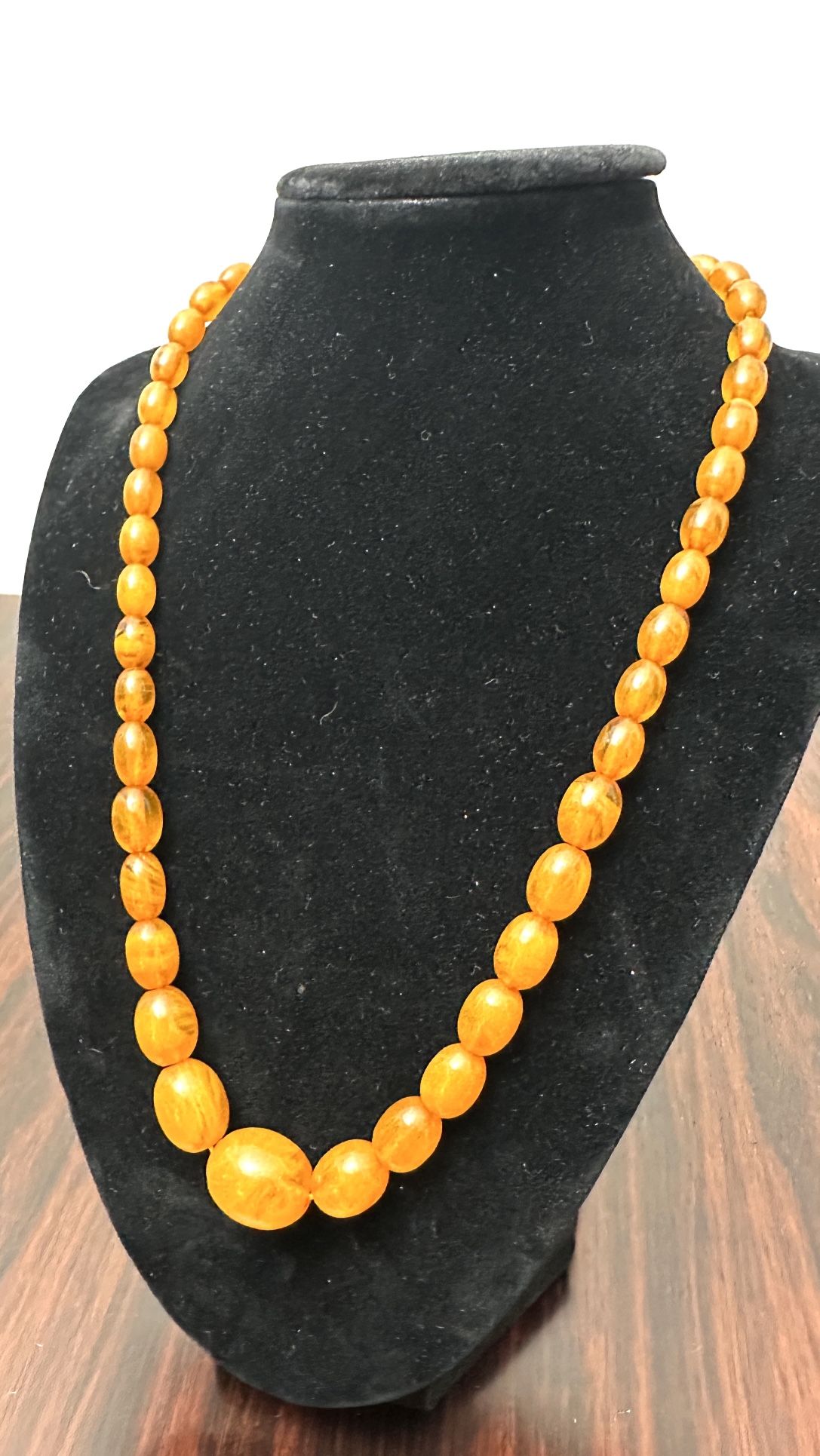 Natural Butterscotch Baltic Amber Egg Yolk Necklace 25g