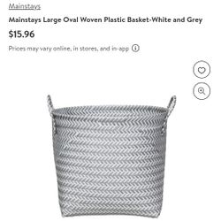 Mainstays Like New Large Basket
