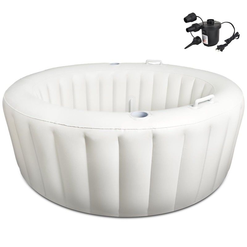 Birth Pool in Creamy Marshmallow, Premium Birth Tub, Birthing Pool for Home Birth, Home Birth Tub, Multi-Functional Pool for Relaxation and Kids Swimm
