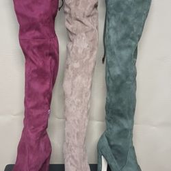 Thigh High Suede Boots Size 71/2