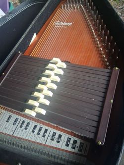 Autoharp by Oscar Schmidt with Case.  Free