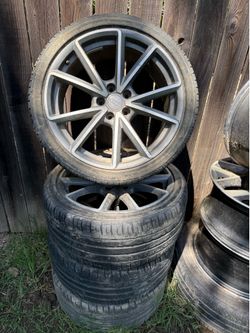 2015 Audi S4 19” rims tires wheels 2016 5x112 et 43 offset 5 lug