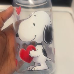 Snoopy Uvdtf  Plastic  Cup Available