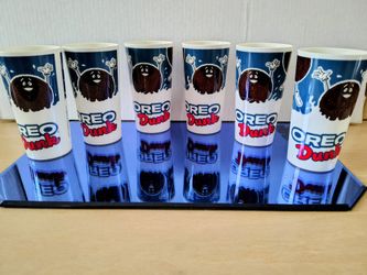 "Collector: OREO COOKIE Dunk Glasses
by NABISCO"
1970's