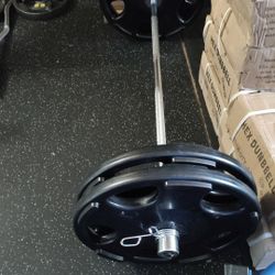 Hampton Rubber Coated Olympic Weight Set