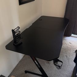 Gaming Desk + Gaming Chair Set – $150 