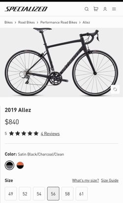 Specialized Allez E5 road bike
