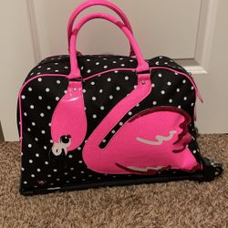 Kids Pink Flamingo Suitcase