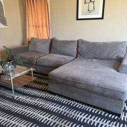 Huge Comfy Sofa W/ Chaise Lounge (right) 