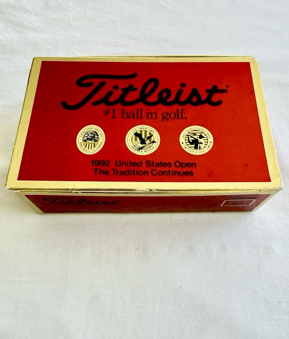 Titleist DT 90 1992 PGA Tour Championship Golf Balls Collectors Set Pebble Beach