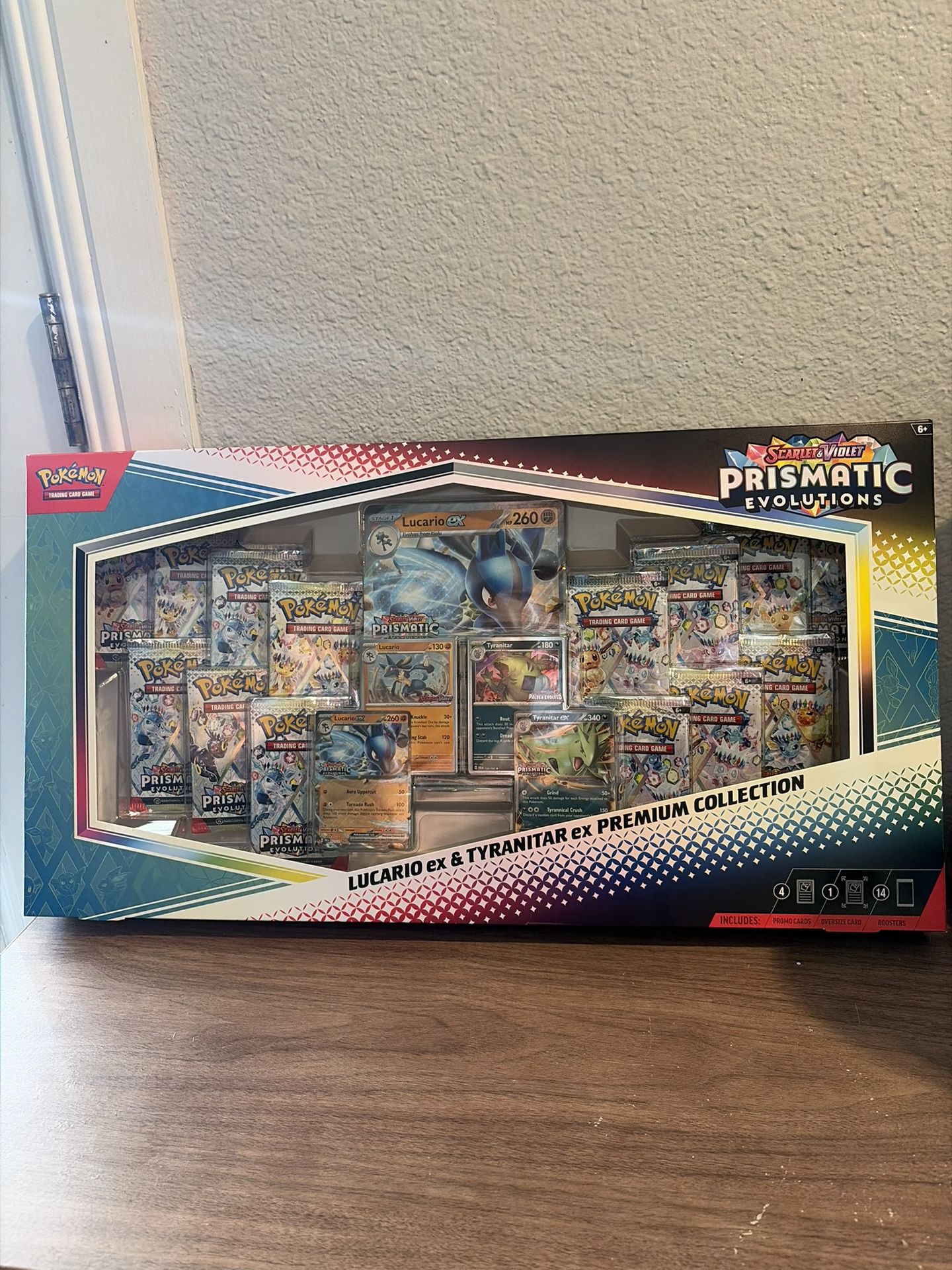 Pokemon Prismatic Evolution Lucario & Tyranitar Premium Collection