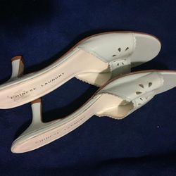 Brand New LEATHER  Blue Shoes