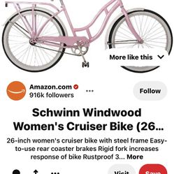 Schwinn Window Woman Bike 26