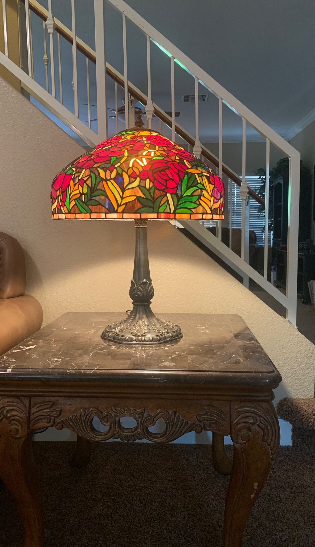 Vintage - Large Tiffany style lamp