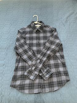 Navy Blue Calvin Klein Flannel