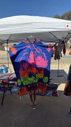Dragon Ball Z Woven Poncho Blanket