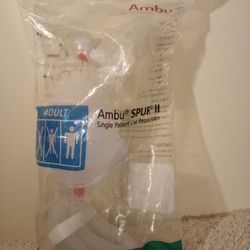 AMBU SPUR II Adult Resuscitator with Adult Mask & Oxygen Reservoir