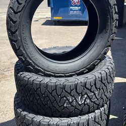 LT 275-55-20 BF GOODRICH AT KO CASH OUT THE DOOR All Terrain Tires installed (4) New 50,000 Miles