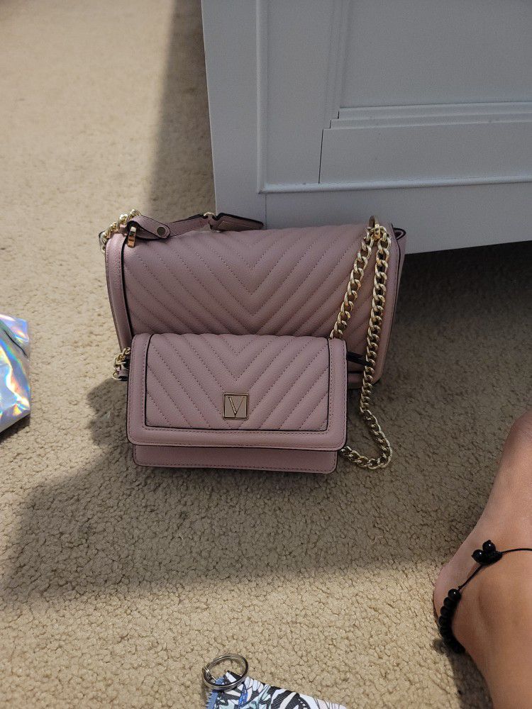 Victoria Secret Matching Bag And Wallet