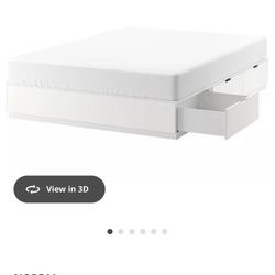 Queen IKEA Nordli Bed Frame