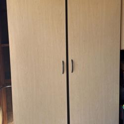 Free!  Large Garage Cabinet With Shelves 