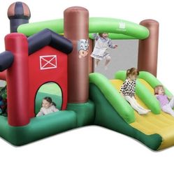 Farm Themed Inflatable Castle Kids Bounce House For Sale $114.00 50%+ OFF Retail $229.99 NEW IN BOX