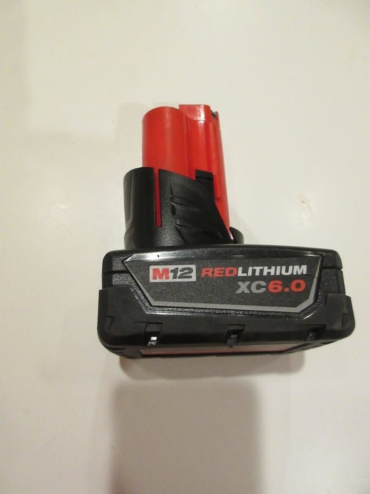MILWAUKEE 48-11-2460 M12 12V LITHIUM-ION XC EXTENDED CAPACITY 6AH BATTERY PACK