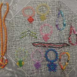 Bracelets, Necklace, Keychains