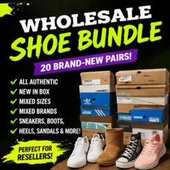 Bulk Reseller Box: Brand New Shoes Lot - 20 Items - All Sizes - Amazon Wholesale