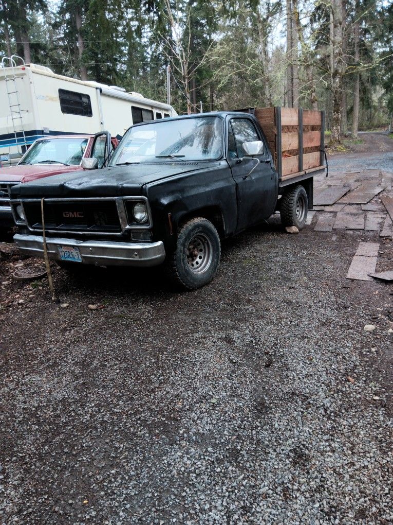 Gmc 1973 Flatbed Trade Car