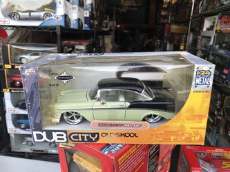 Diecast 56 Chevy Bel Air Dub City Hot Rod 1/24 1:24!!! More Cars On My Page!!!