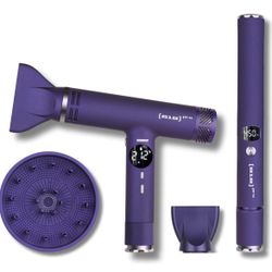 818 Pro 2-in-1 Styling Set, Professional Salon Quality High Speed Ionic Ultralight Blow Dryer with Diffuser & Titanium Hair Straightener *NEW In Box*