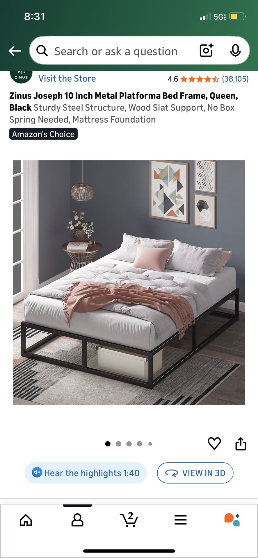 Queen Bed Frame