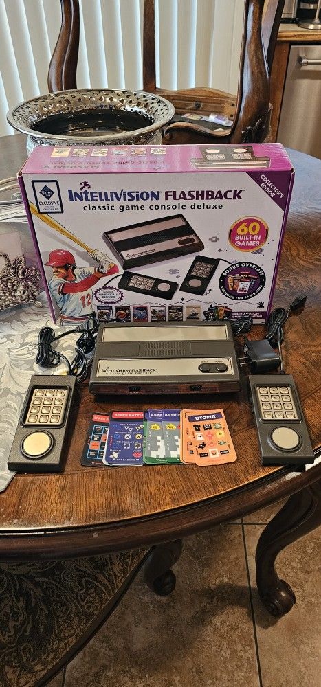 Intellivision Flashback Classic Game Console Deluxe, Sam's Club Exclusive / Sega Genesis / Nintendo Switch / Playstation / X Box / Atari / Coleco