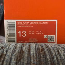 Mens Nike alpha Football Cleats Size 13