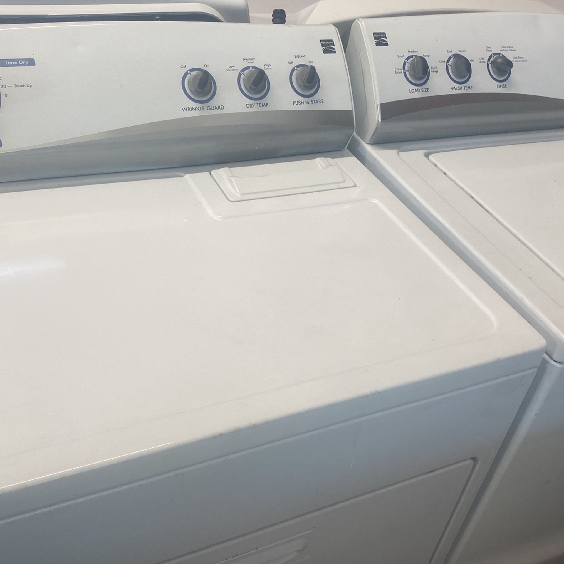 Set Kenmore Washer And Dryer 