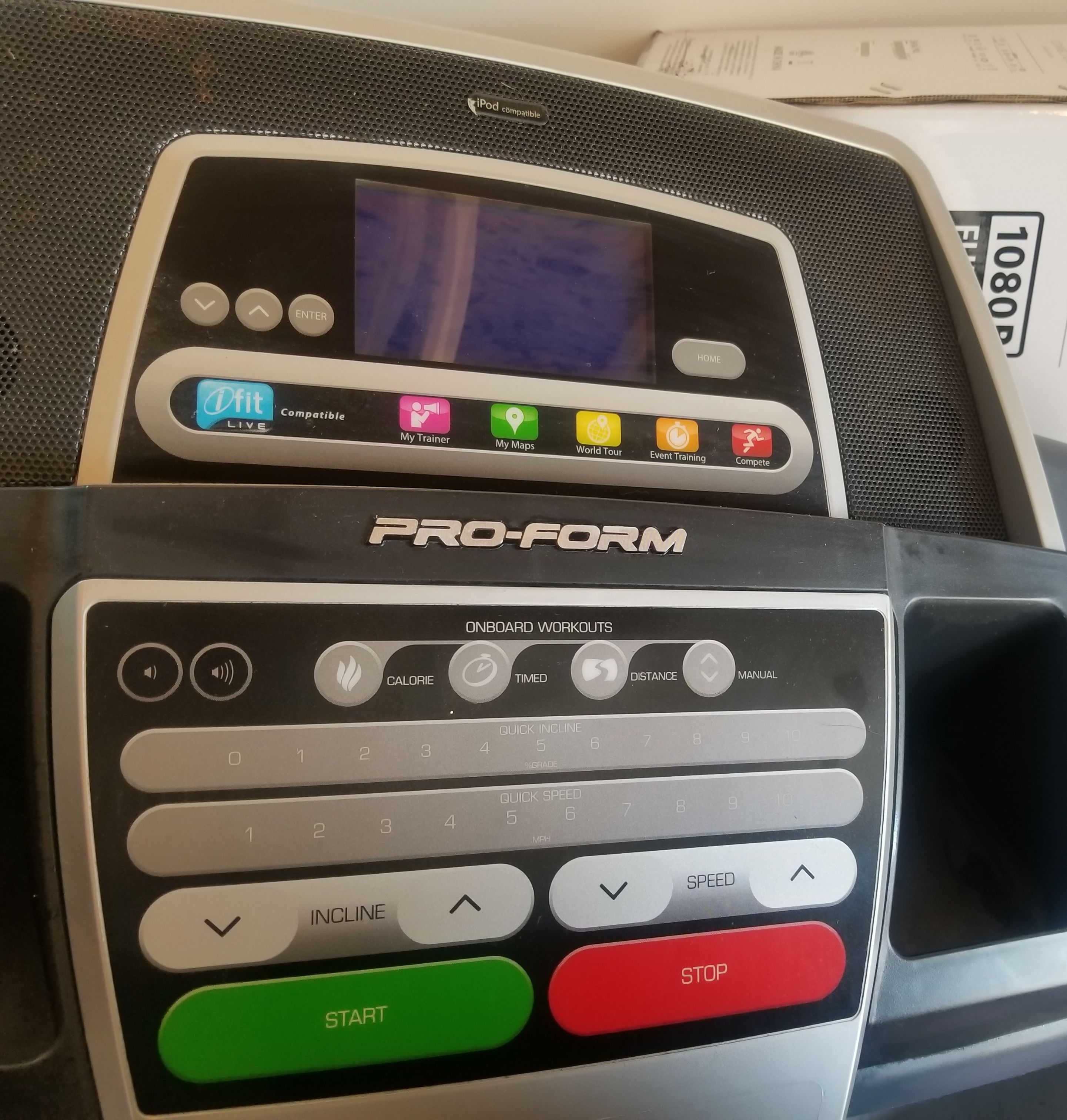 ProForm 500 CST fold up treadmill.