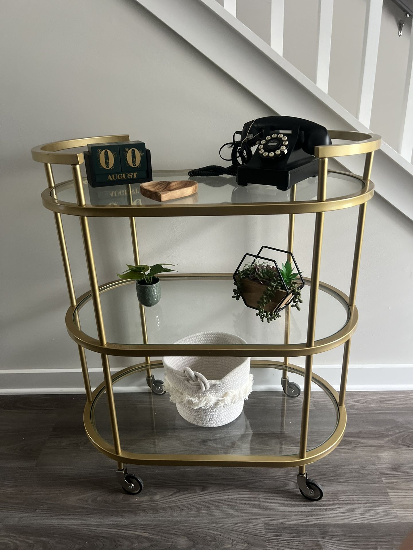 Gold Bar Cart