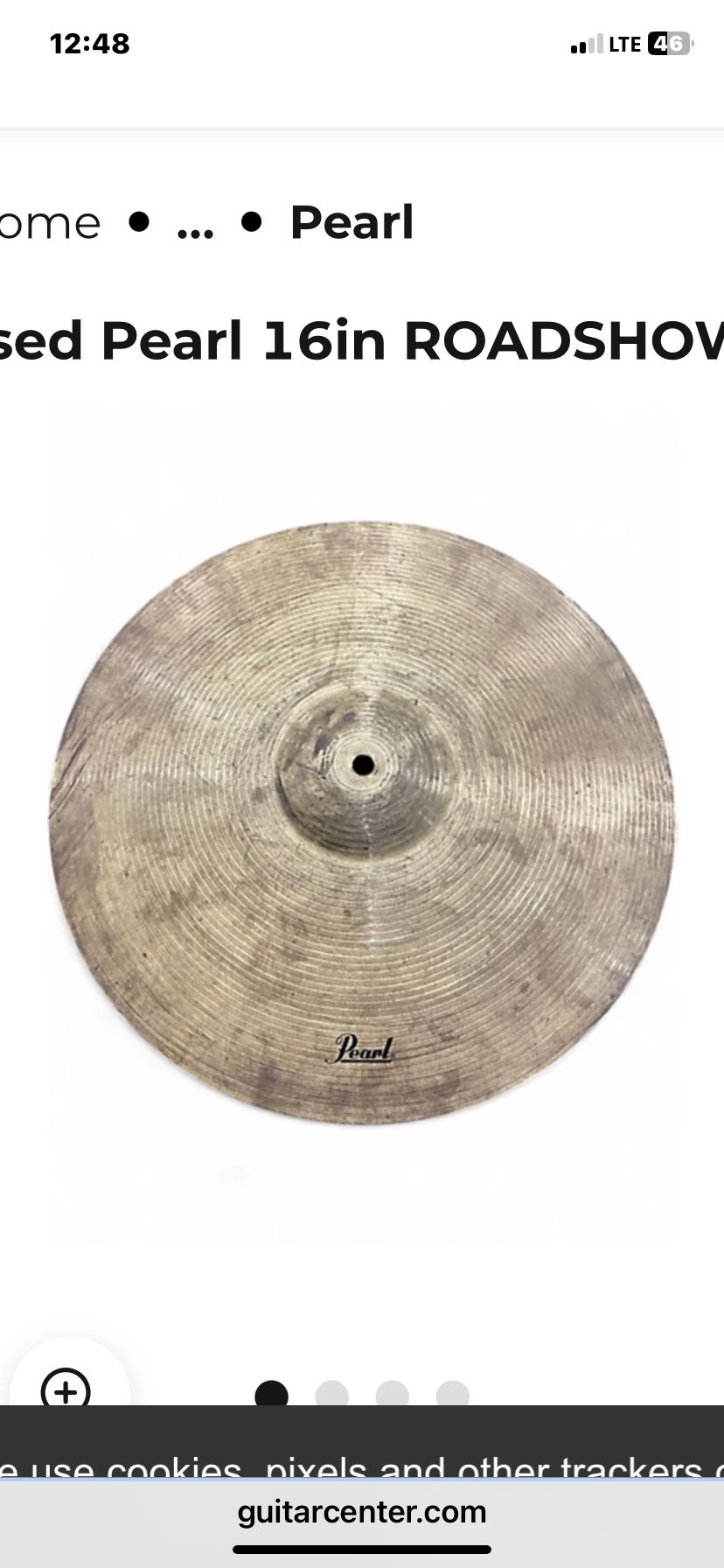 Pearl 16 Inch Crash $40
