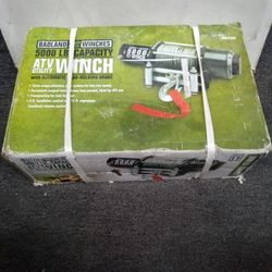 Badland Winches 5000 lb Capacity ATV Utility Winch with Automatic Load-Holding Brake. 61605