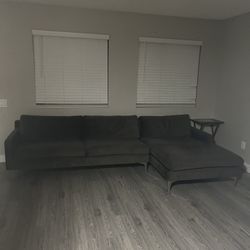 Dark Grey Couch 