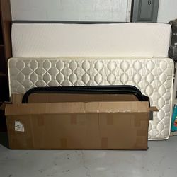 Twin mattress  ( also full size mattress  & frame )
