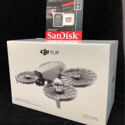 DJI Flip Drone (RC 2 with Fly More Combo) With SD Micro 