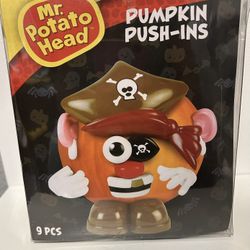 Gemmy Playskool Mr. Potato Head Pirate Halloween Pumpkin Push-Ins Decorating 2013