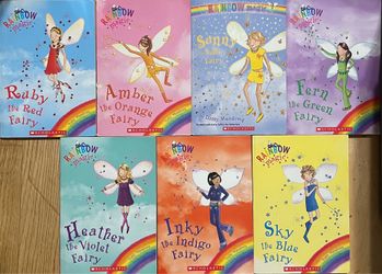 7- Rainbow Magic Fairy books gently used