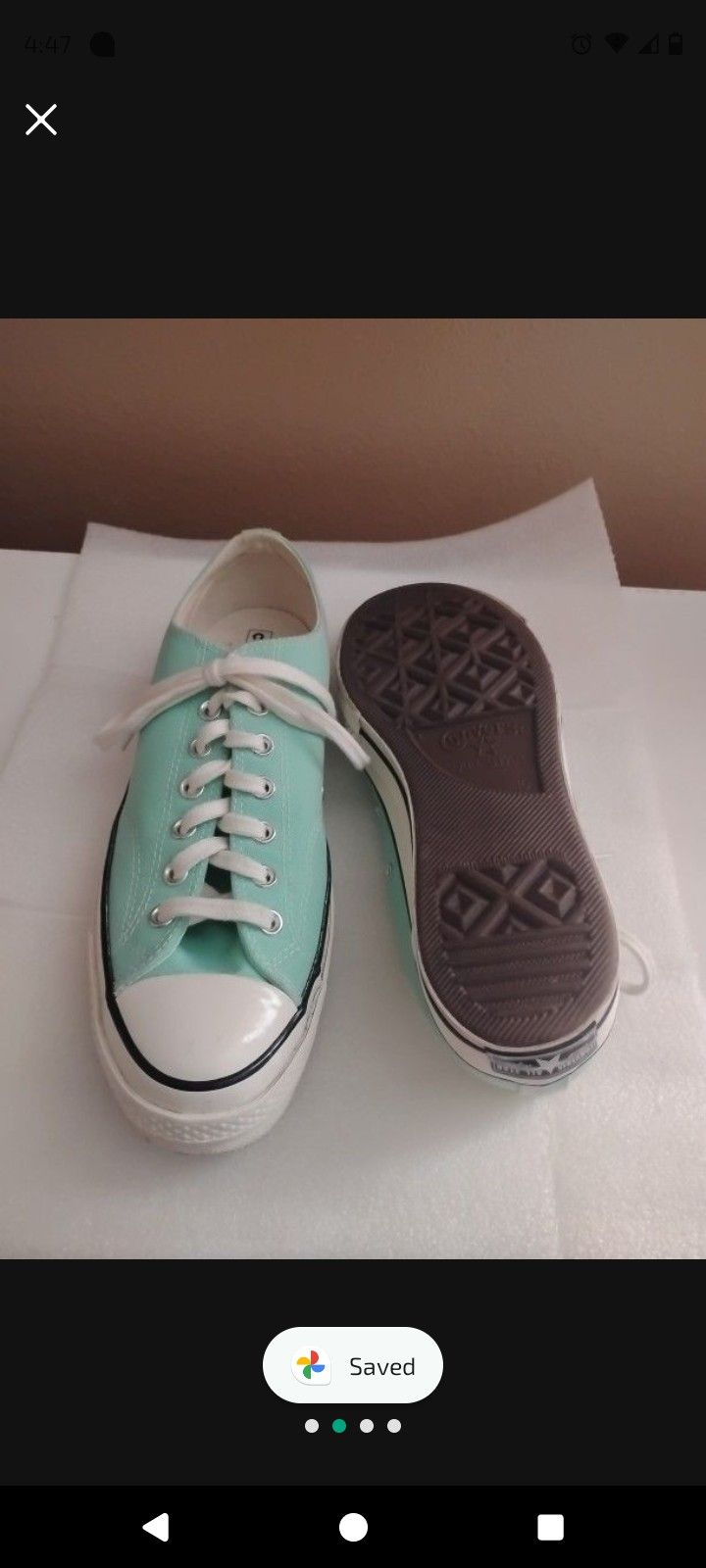 Converse Shoes All Star Size 10 Men's Teal