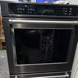 Professional 30 in. Double Electric Wall Oven with True Convection and Self Clean in Black Color 