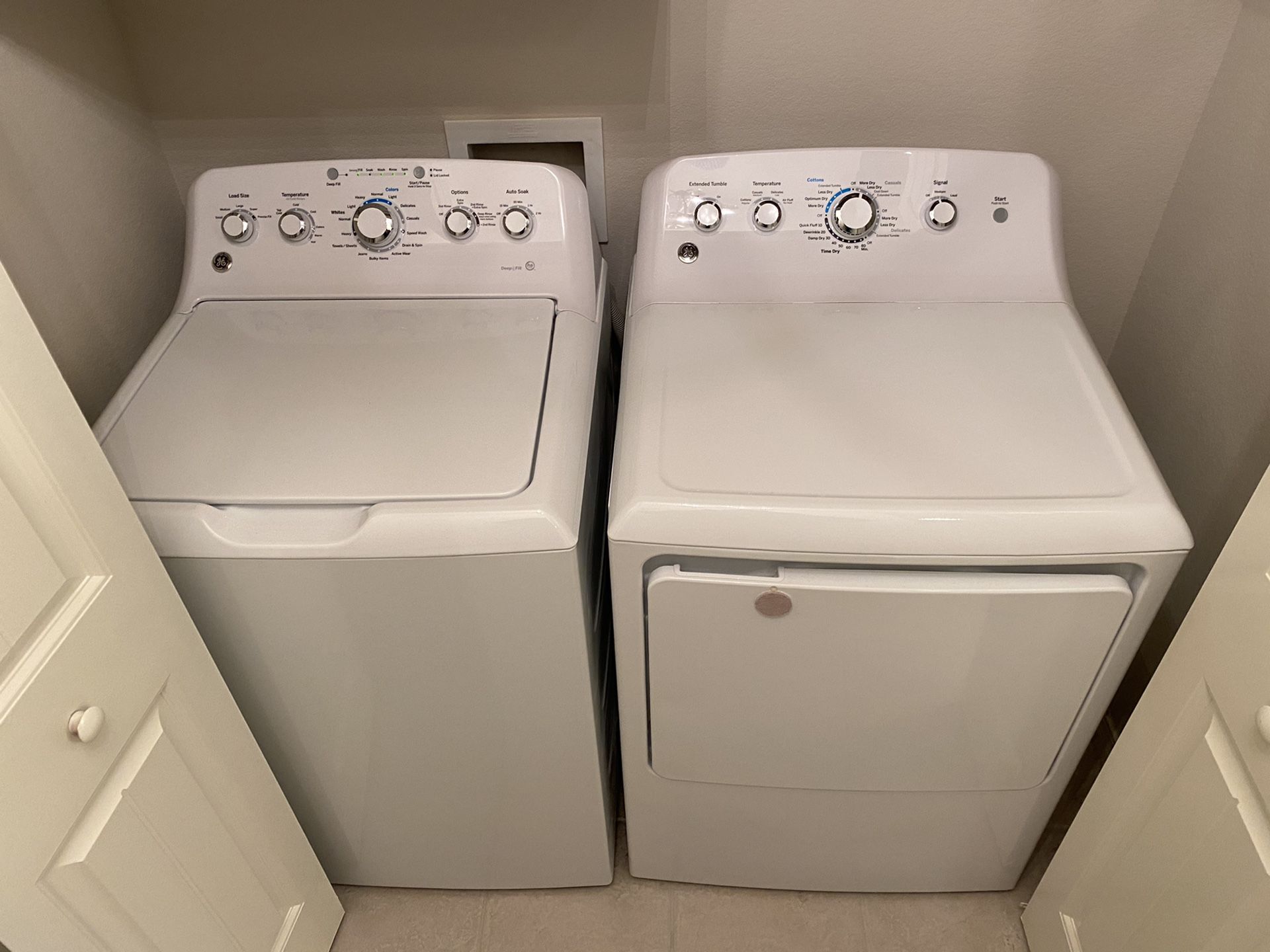GE Washer & Dryer - 2 Years Old